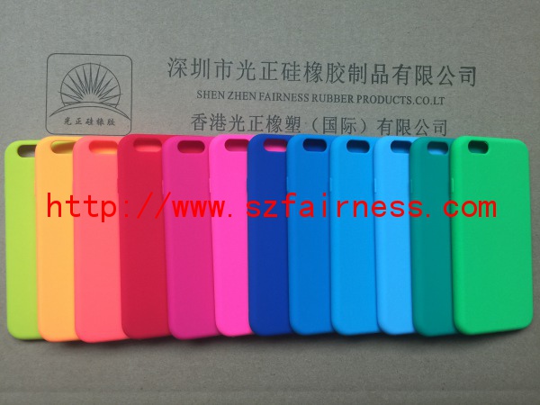 iPhone6液態硅膠包PC手機殼